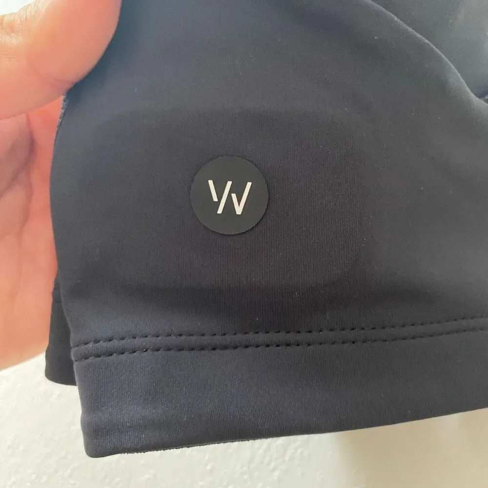 WHOOP Black Racerback Sports Bra Size L High Support Workout Running